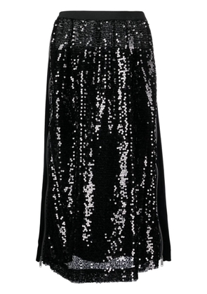 Undercover sequinned maxi skirt - Black