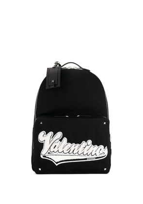 Valentino Garavani appliqué backpack - Black