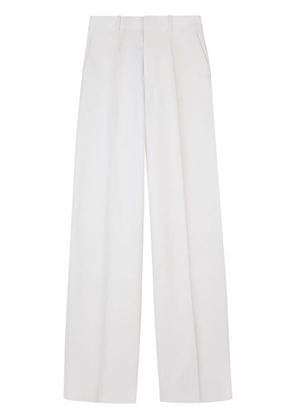 Tod's pleat-detail trousers - White
