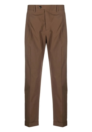 Dell'oglio Robert tapered-leg chinos - Brown