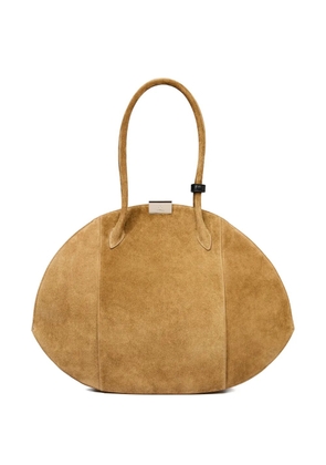 Nina Ricci large Le Bal suede shoulder bag - Neutrals