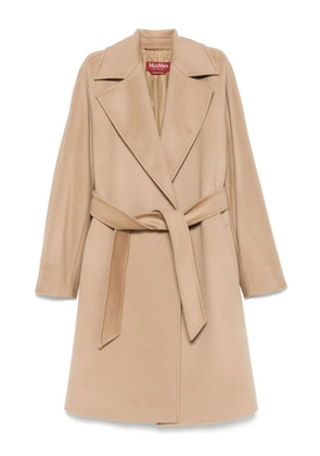 Max Mara virgin-wool trench coat - Neutrals