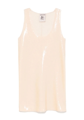 Semicouture Mina mini dress - Neutrals