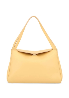 Themoirè flap shoulder bag - Yellow