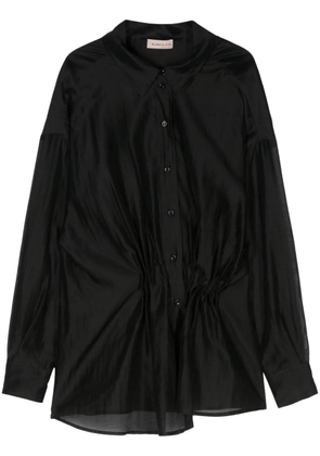 Blanca Vita pleated shirt - Black