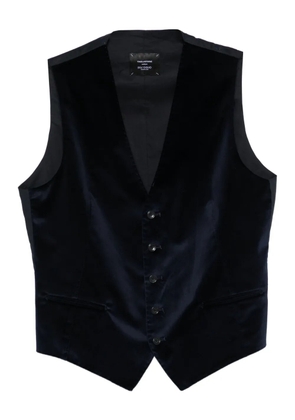 Tagliatore Brian button waistcoat - Blue