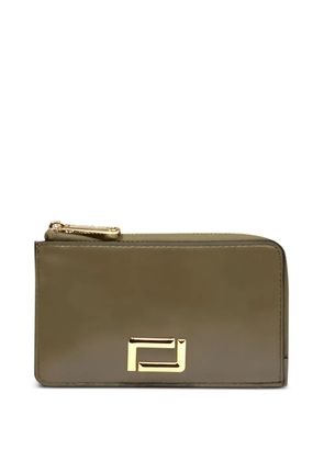 Lancel Angele zip-around card holder - Green
