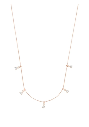 Dana Rebecca Designs 14kt rose gold Ava Bea Dew Drop Station diamond necklace - Pink