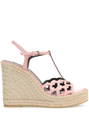 Sergio Rossi Sr Mermaid 115mm espadrilles - Pink
