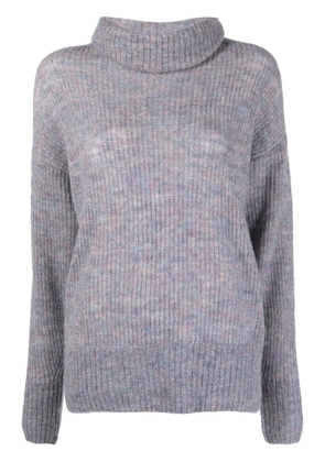 IRO roll-neck knitted jumper - Purple