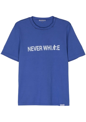 Premiata Athens logo-print T-shirt - Blue