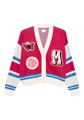 MOTHER patch-detailing cardigan - Pink