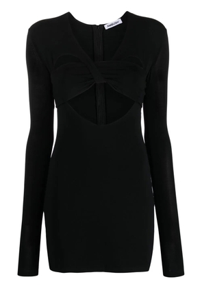 AMBUSH heart-shaped minidress - Black