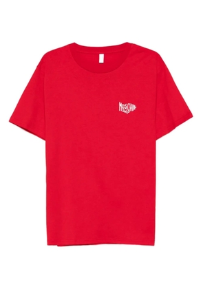 Moschino logo-print T-shirt - Red