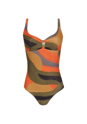 Lygia & Nanny twist front swimsuit - Orange