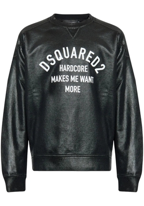 DSQUARED2 logo-print sweatshirt - Black