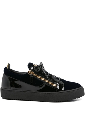 Giuseppe Zanotti Frankie zip-detail sneakers - Black