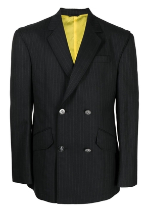 Ferrari double-breasted virgin-wool blazer - Black