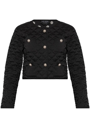 Kate Spade diamond-quilted jacket - Black