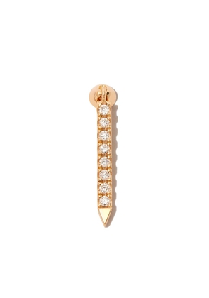 MARIA TASH 18kt yellow gold Eternity Bar diamond single earring