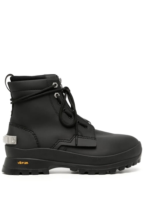 C2h4 Boson leather ankle boots - Black