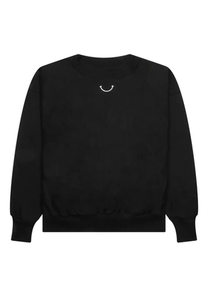 Readymade mock-neck smile sweatshirt - Black