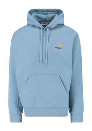 Carhartt WIP American Script embroidered hoodie - Blue
