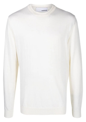 Costumein crew-neck long-sleeve jumper - White