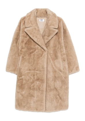 Betta Corradi faux fur jacket - Neutrals