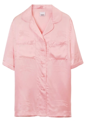 Burberry EKD jacquard silk pyjama shirt - Pink