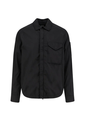 C.P. Company long-sleeve patch-pocket shirt - Black