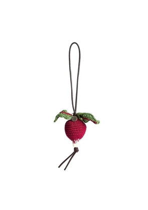 JW Anderson crocheted-radish charm - Red
