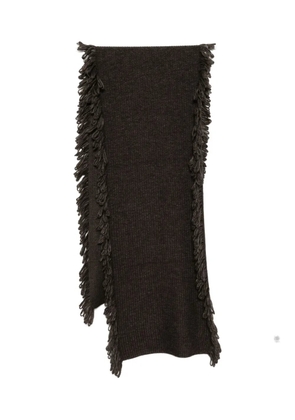 Lauren Manoogian frayed scarf - Brown