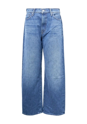 MOTHER Dodger cherry-detail jeans - Blue