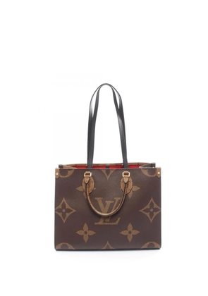 Louis Vuitton Pre-Owned 2020 Monogram Giant OnTheGo MM satchel - Brown