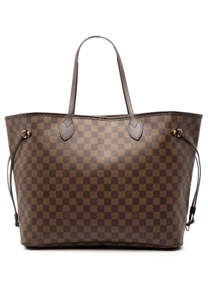 Louis Vuitton Pre-Owned 2010 Damier Ebene Neverfull GM tote bag - Brown