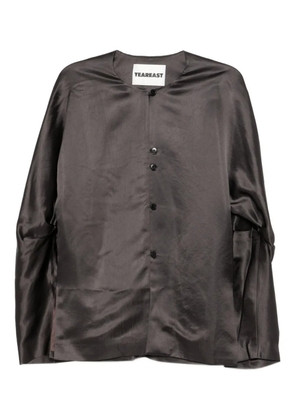 YEAREAST crew-neck blouse - Brown