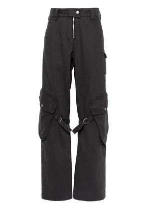 Acne Studios mid-waist straight-leg trousers - Grey