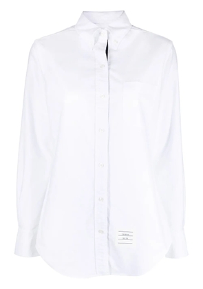 Thom Browne button-down cotton Oxford shirt - White