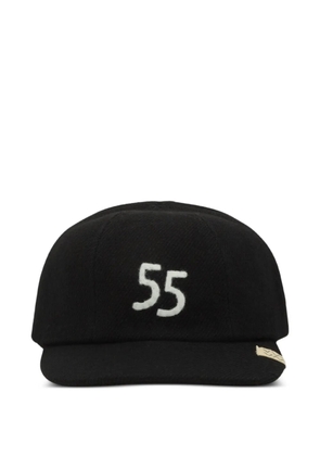visvim '55' embroidered flat-brim baseball cap - Black