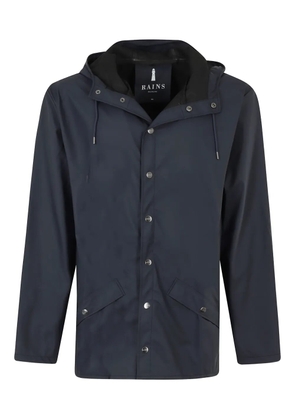 Rains press-stud hooded raincoat - Blue
