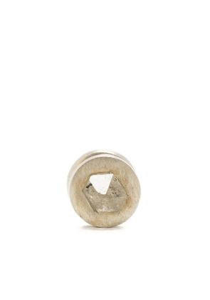 Parts of Four crystal-embellished spike earring - Silver