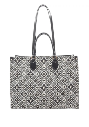 Louis Vuitton Pre-Owned 2021-2025 Monogram Jacquard OntheGo GM Since 1854 satchel - Grey