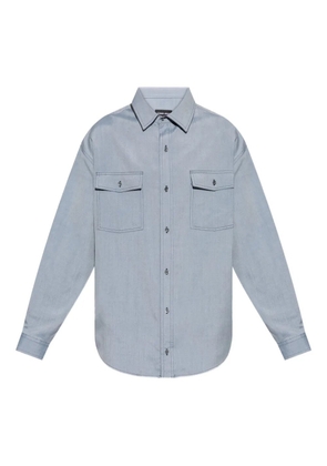 Giorgio Armani silk shirt - Blue