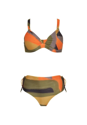 Lygia & Nanny printed tie bikini - Orange