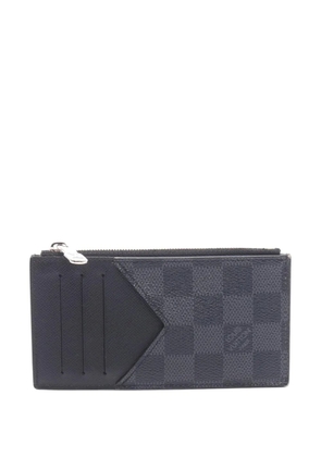 Louis Vuitton Pre-Owned 2021 Damier Graphite Coin card holder - Black