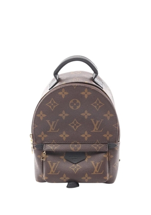 Louis Vuitton Pre-Owned 2020 Monogram Mini Palm Springs backpack - Brown