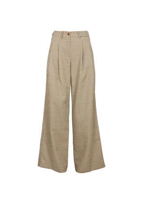 Jejia pied-de-poule trousers - Neutrals
