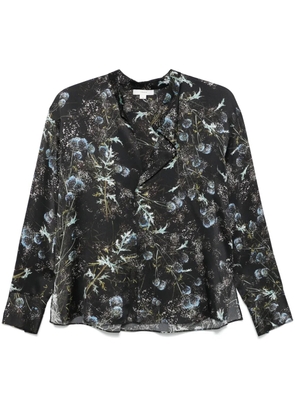 Vince thistle silk blouse - Black