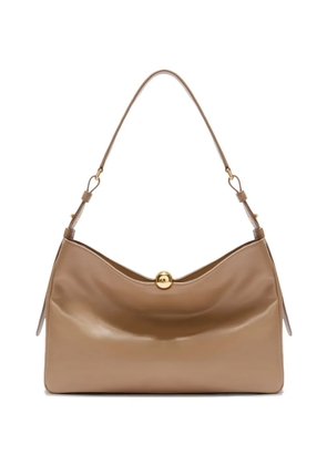 Furla large Sfera Soft leather shoulder bag - Neutrals